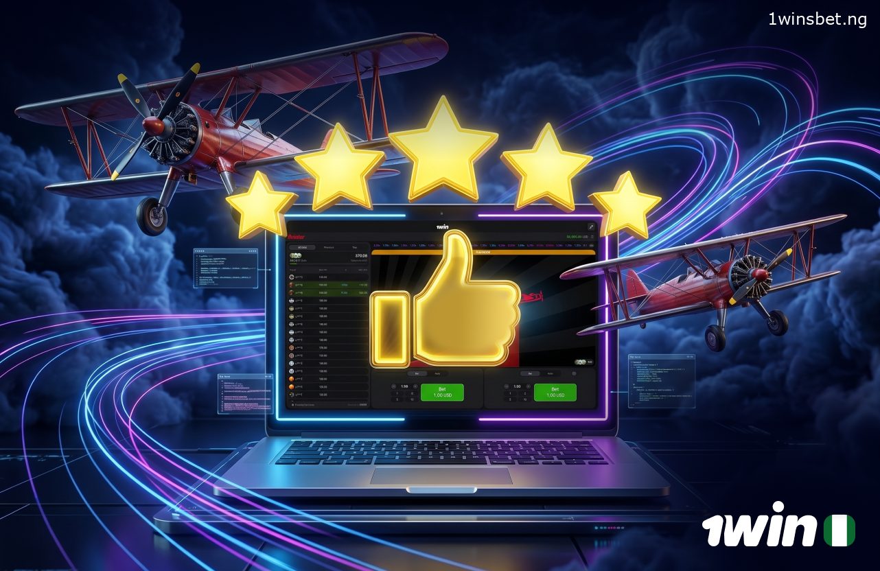 Aviator features unique qualities that have made it a top choice for Nigerian players on 1win
